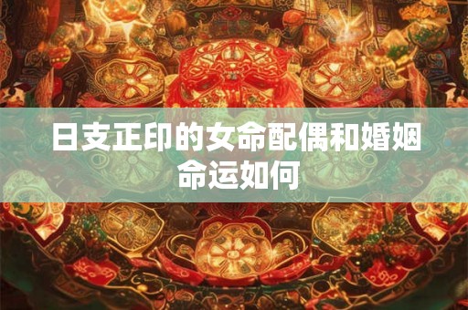 日支正印的女命配偶和婚姻 命运如何 日支正印的女命配偶和婚姻 命运如何