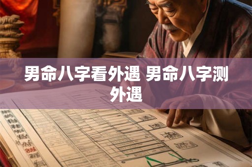 男命八字看外遇 男命八字测外遇