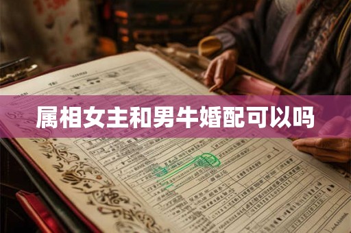 属相女主和男牛婚配可以吗 属相女主和男牛婚配可以吗