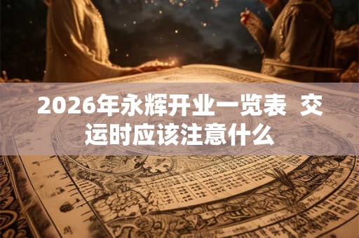 2026年永辉开业一览表  交运时应该注意什么