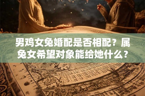 男鸡女兔婚配是否相配？属兔女希望对象能给她什么？