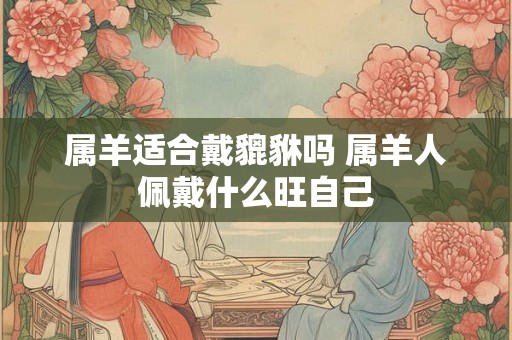 属羊适合戴貔貅吗 属羊人佩戴什么旺自己