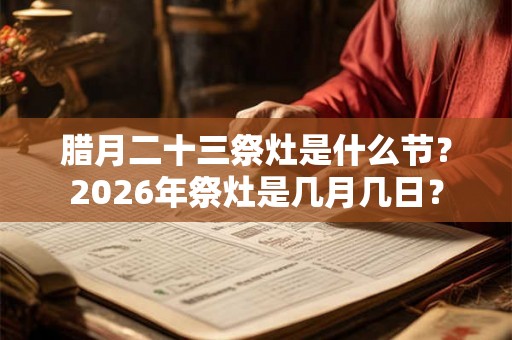 腊月二十三祭灶是什么节？2026年祭灶是几月几日？