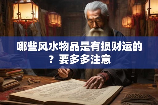哪些风水物品是有损财运的？要多多注意