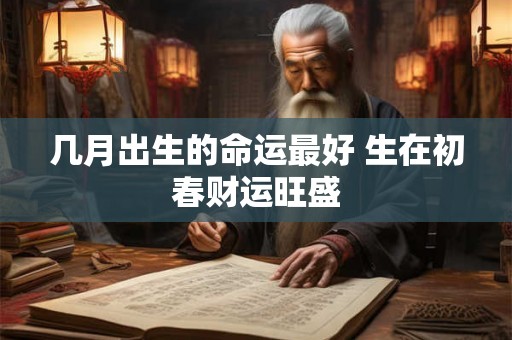 几月出生的命运最好 生在初春财运旺盛
