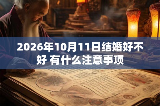 2026年10月11日结婚好不好 有什么注意事项