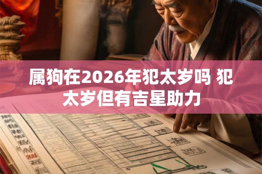 属狗在2026年犯太岁吗 犯太岁但有吉星助力