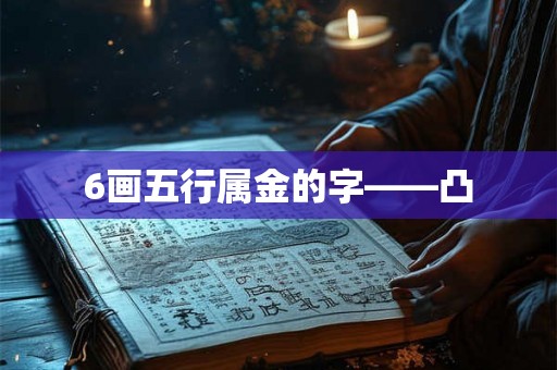 6画五行属金的字——凸