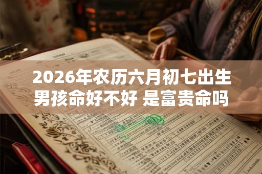 2026年农历六月初七出生男孩命好不好 是富贵命吗 2026年农历六月初七出生男孩命好不好 是富贵命吗