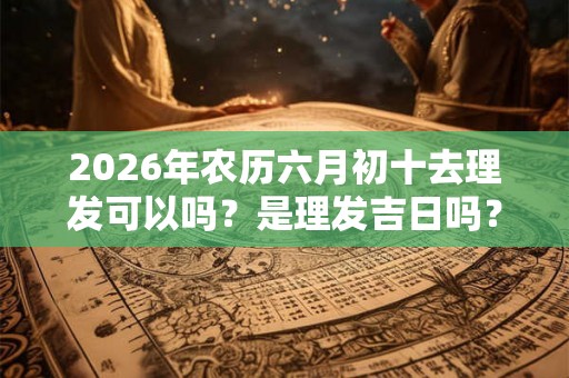 2026年农历六月初十去理发可以吗？是理发吉日吗？