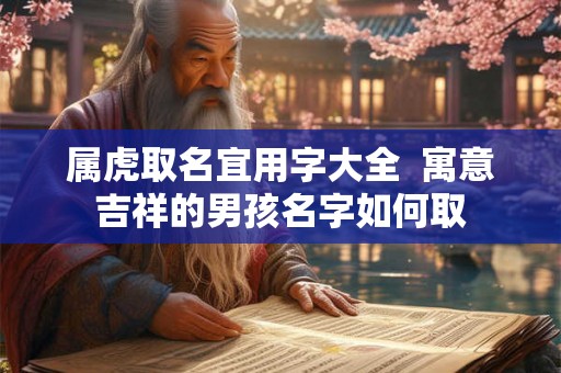 属虎取名宜用字大全  寓意吉祥的男孩名字如何取