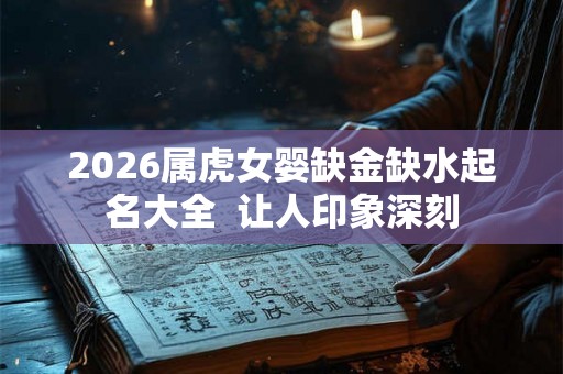 2026属虎女婴缺金缺水起名大全  让人印象深刻