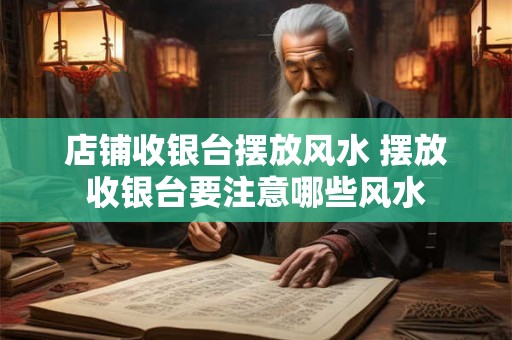 店铺收银台摆放风水 摆放收银台要注意哪些风水
