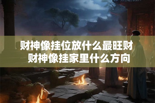 财神像挂位放什么最旺财  财神像挂家里什么方向