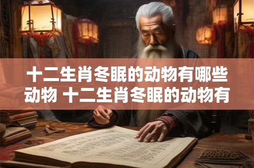 十二生肖冬眠的动物有哪些动物 十二生肖冬眠的动物有哪些呢