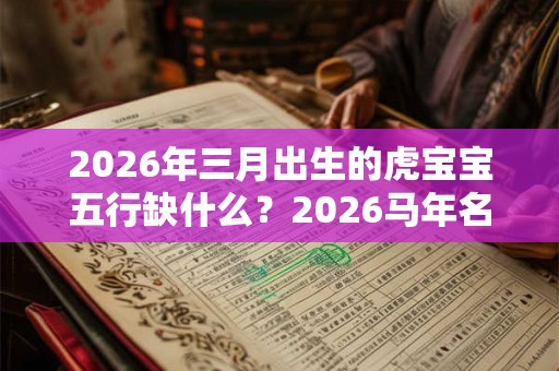 2026年三月出生的虎宝宝五行缺什么？2026马年名字