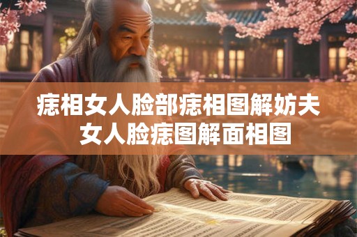 痣相女人脸部痣相图解妨夫  女人脸痣图解面相图