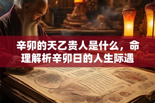 辛卯的天乙贵人是什么，命理解析辛卯日的人生际遇