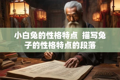 小白兔的性格特点  描写兔子的性格特点的段落
