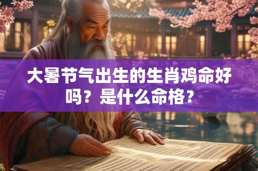 大暑节气出生的生肖鸡命好吗?是什么命格? 大暑节气出生的生肖鸡命好吗?是什么命格?