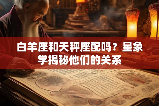 白羊座和天秤座配吗？星象学揭秘他们的关系