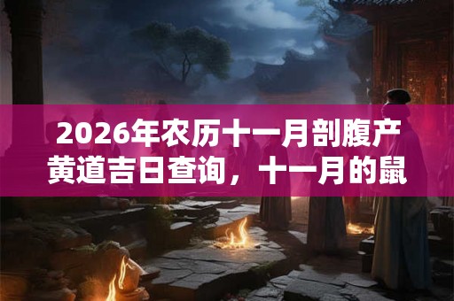 2026年农历十一月剖腹产黄道吉日查询，十一月的鼠宝宝好不好？