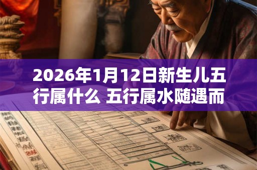 2026年1月12日新生儿五行属什么 五行属水随遇而安