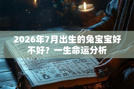 2026年7月出生的兔宝宝好不好？一生命运分析