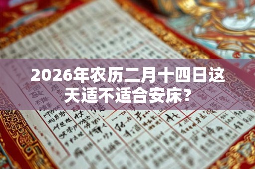 2026年农历二月十四日这天适不适合安床? 2026年农历二月十四日这天适不适合安床?