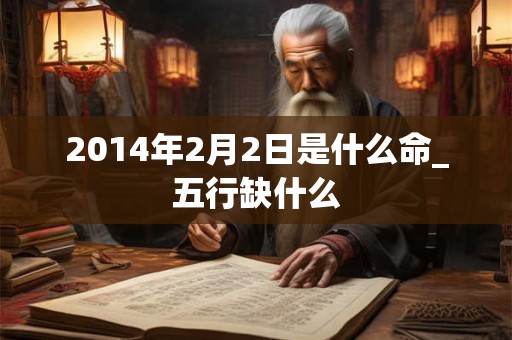 2014年2月2日是什么命_五行缺什么