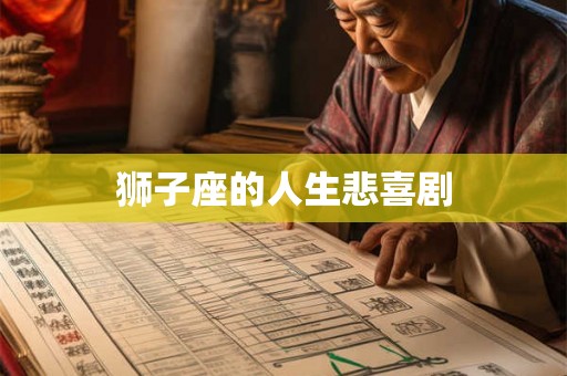 狮子座的人生悲喜剧 狮子座的人生悲喜剧