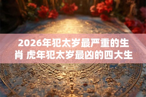 2026年犯太岁最严重的生肖 虎年犯太岁最凶的四大生肖怎么化解