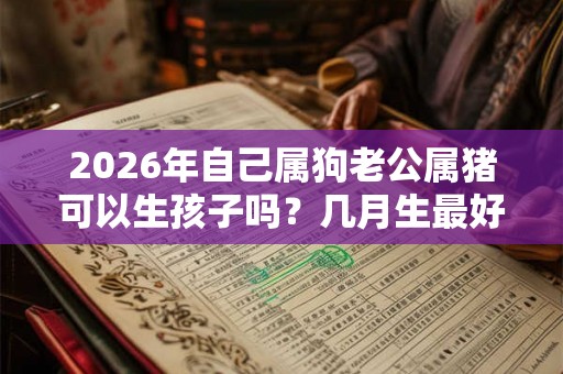 2026年自己属狗老公属猪可以生孩子吗?几月生最好? 2026年自己属狗老公属猪可以生孩子吗?几月生最好?
