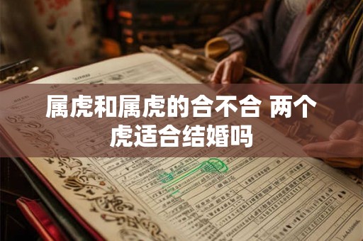 属虎和属虎的合不合 两个虎适合结婚吗