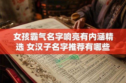 女孩霸气名字响亮有内涵精选 女汉子名字推荐有哪些霸气又有内涵的