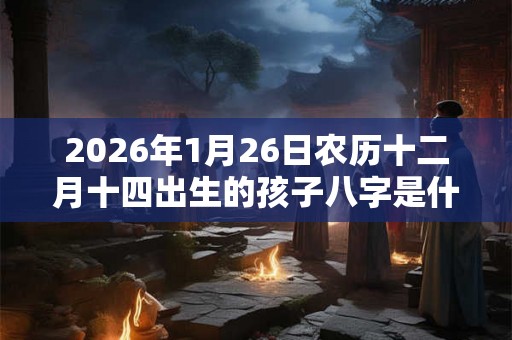 2026年1月26日农历十二月十四出生的孩子八字是什么