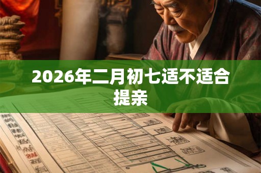 2026年二月初七适不适合提亲