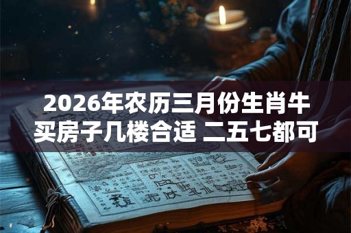 2026年农历三月份生肖牛买房子几楼合适 二五七都可以