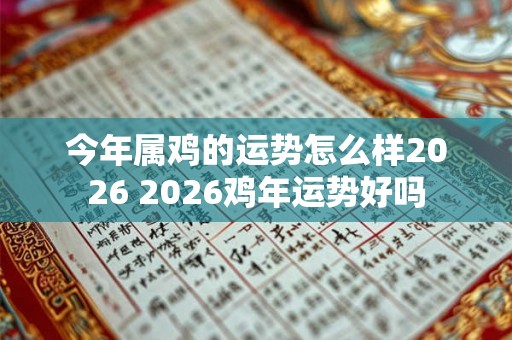 今年属鸡的运势怎么样2026 2026鸡年运势好吗