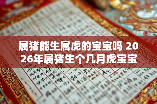 属猪能生属虎的宝宝吗 2026年属猪生个几月虎宝宝