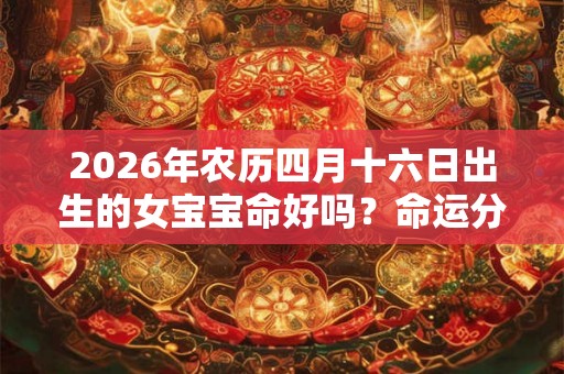 2026年农历四月十六日出生的女宝宝命好吗?命运分析 2026年农历四月十六日出生的女宝宝命好吗?命运分析