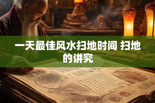 一天最佳风水扫地时间 扫地的讲究