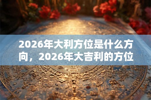 2026年大利方位是什么方向，2026年大吉利的方位解析