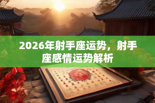 2026年射手座运势，射手座感情运势解析