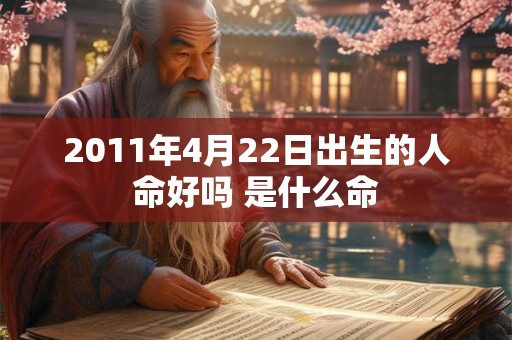 2011年4月22日出生的人命好吗 是什么命