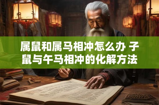 属鼠和属马相冲怎么办 子鼠与午马相冲的化解方法