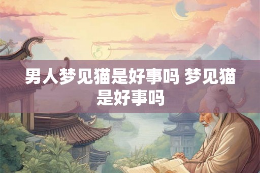 男人梦见猫是好事吗 梦见猫是好事吗