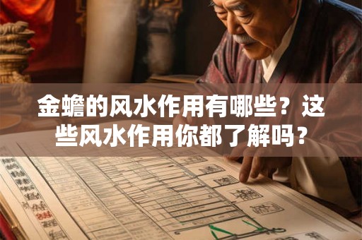 金蟾的风水作用有哪些?这些风水作用你都了解吗? 金蟾的风水作用有哪些?这些风水作用你都了解吗?