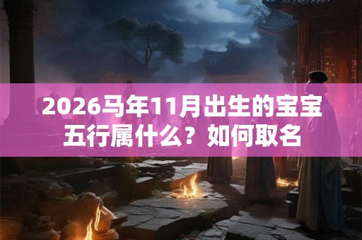 2026马年11月出生的宝宝五行属什么？如何取名