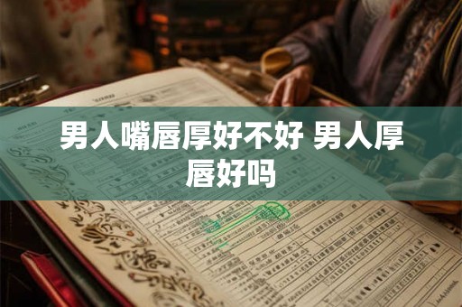 男人嘴唇厚好不好 男人厚唇好吗
